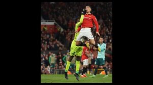 Cristiano Ronaldo shared wholesome moment with Francis Uzoho in Man Utd 1 0 Omonia at Old Trafford