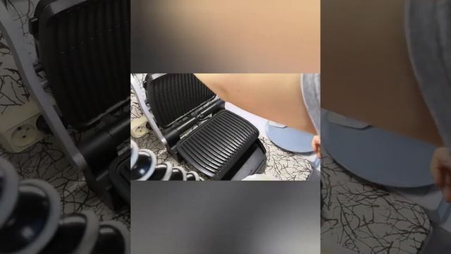 Куриные котлетки с сыром на гриле Tefal optigrill