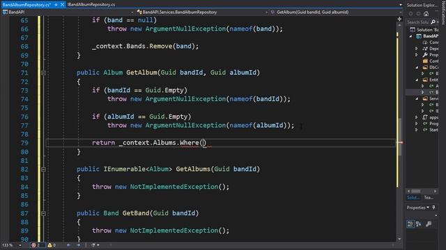 RESTful API with ASP.NET Core 3.0 - 14/50 - GetAlbum Implementation смотреть онлайн