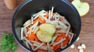 Мясо с сельдереем в мультиварке