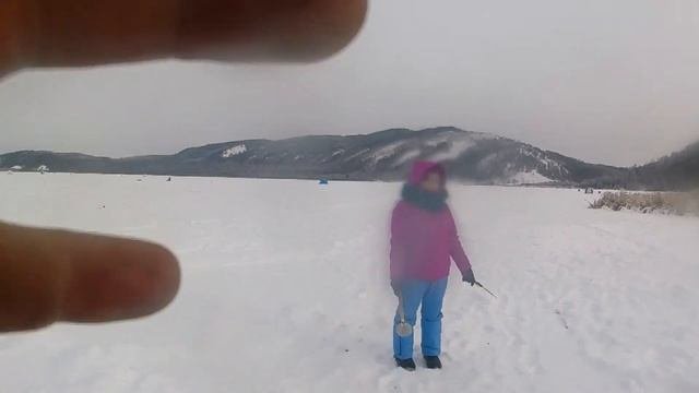 Как мы съездили на рыбалку?!оз.Колок#зимняярыбалка#Колок