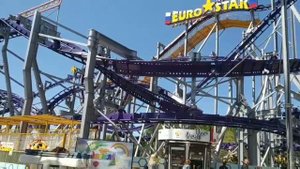 Парк аттракционов в Анапе. Amusement park in Anapa.