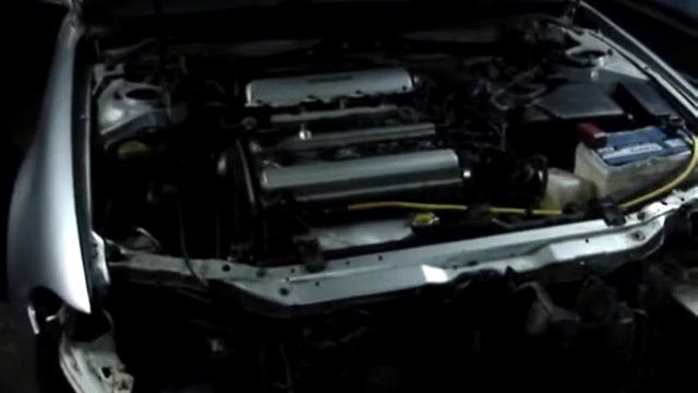 Toyota 4A-GE first run (no fuel) смотреть онлайн