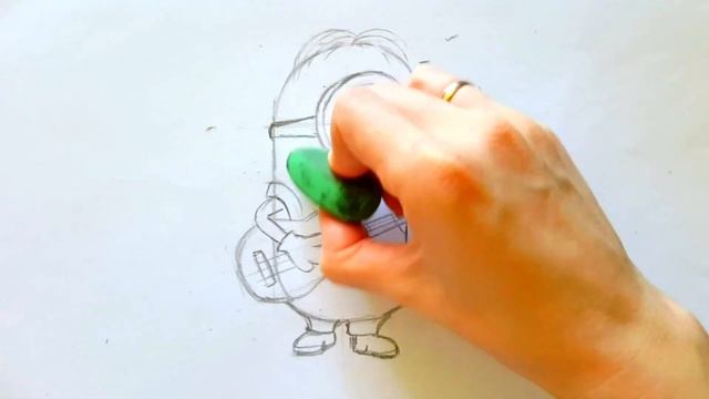 Как нарисовать Миньона Стюарта | How to Draw a Minions Stuart