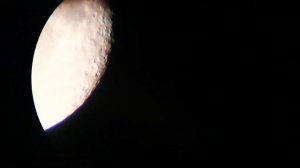 Celestron Powerseeker 70EQ Moon view