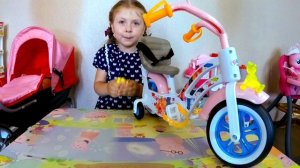♥ Кукла БЕБИ БОРН, Велосипед для куклы Беби Бон Эмили, Беби Бон Видео для детей