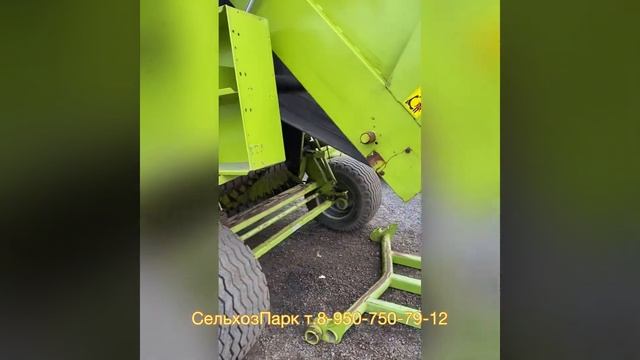 Claas Variant 260 обзор пресс-подборщика ремённого