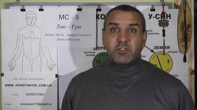 Снимаем Воспаление всего организма, Одной точкой.