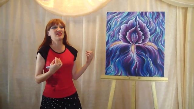 Цветок ирис. Картина на основе Дзэнского коана о звуке бессмертия. by Sofia Metal Queen смотреть онлайн