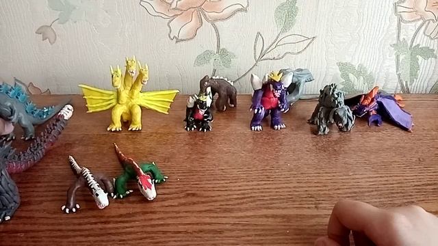 Мои фигурки монстров из вселенной годзиллы. смотреть онлайн