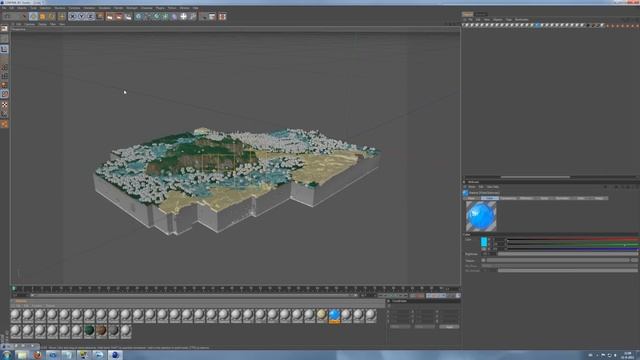 How to import and render a Minecraft world in Cinema 4D. смотреть онлайн