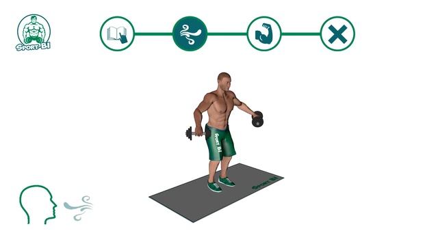 Отведение рук с гантелями в стороны смотреть онлайн