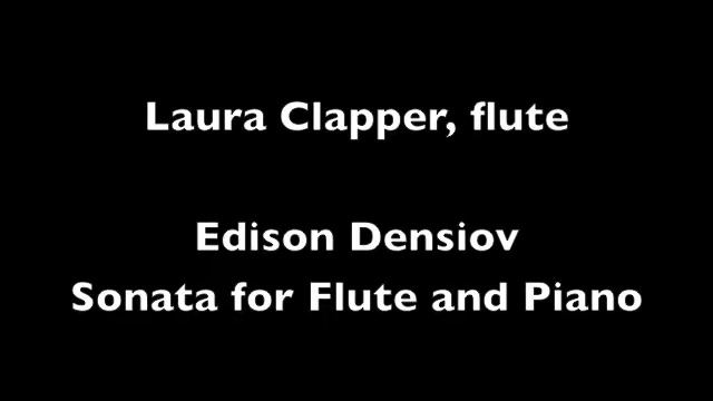 Edison Denisov Sonata for Flute and Piano смотреть онлайн