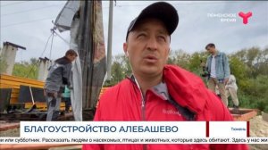 Благоустройство озера Алебашево / Тюмень