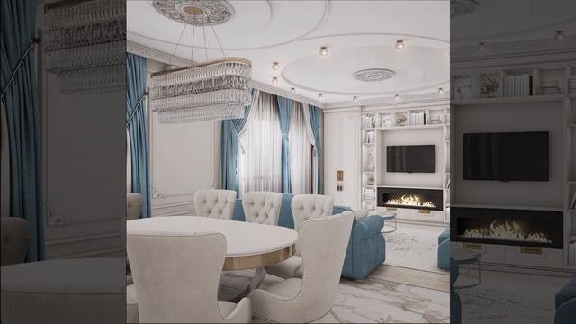 Дизайн загородного дома. Неоклассика. смотреть онлайн