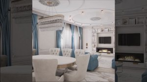 Дизайн загородного дома. Неоклассика.