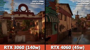 RTX 3060 (140w) vs 4060 (45w) Gaming Benchmark | MSI GF63 Thin vs Acer Nitro 5 Gaming Test |