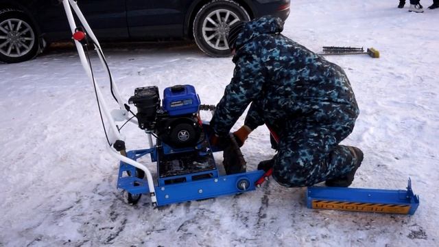 Тротуарный ледокол «НЕВА»: настройка