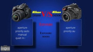 Nikon D5100 vs Nikon D5500