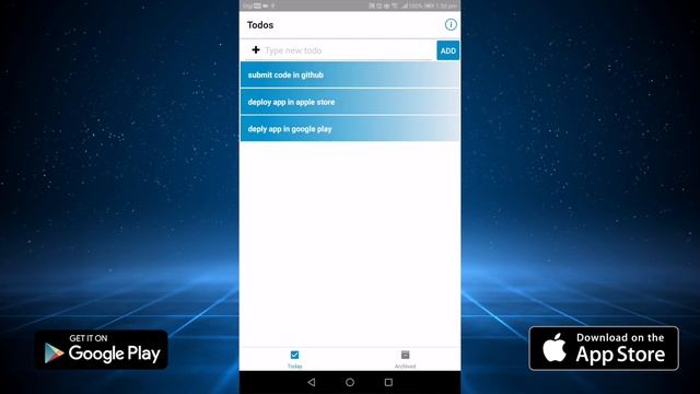 Todos - React Native App with Github Open Source Code ? смотреть онлайн