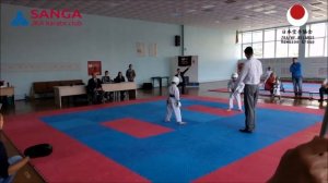 Соревнования по каратэ. Дети 6-7 лет. JKA. Shotokan. Sanga karate club.