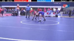 WM 55 KG Kayla Brendlinger (King) vs Dana KarKar (Waldorf)