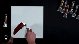 Краска масляная Rembrandt, 347 индийский красный