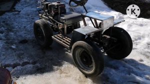 Адаптер с мотоблоком начинают приносить пользу.