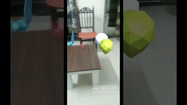 Augmented Reality Game - Balloon Hunter AR | Made with Unity