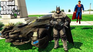 БЭТМЕН ПРОТИВ СУПЕРМЕНА В ГТА 5 МОДЫ! BATMAN VS SUPERMAN ОБЗОР МОДА ВИДЕО ИГРЫ GTA 5 MODS