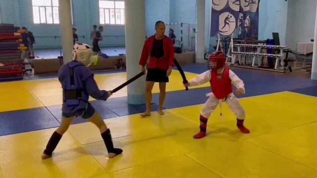 Спочан на тренировках по боевому самбо, тренер Потапов Денис Сергеевич