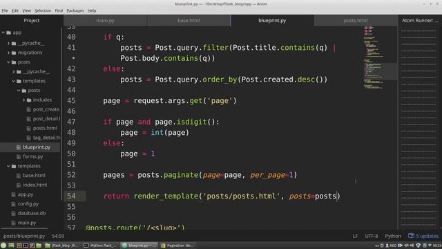 Python Flask Tutorial #7: Adding Pagination | Flask crash course for beginners