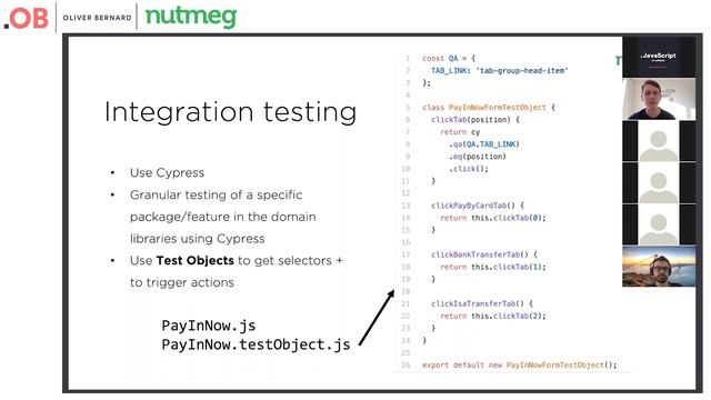Nutmeg Frontend Architecture & Testing - Remote Talk
