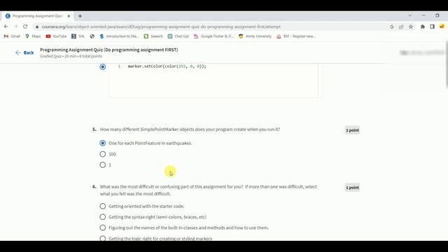 Object Oriented Programming in Java Coursera Answers | Week 3 Answers of Coursera
