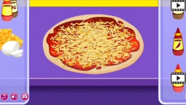 Cooking Pizza Game For Kids Kitchen Toys Pizza Restaurant Food Learning Colors/Готовим Пиццу Игра смотреть онлайн