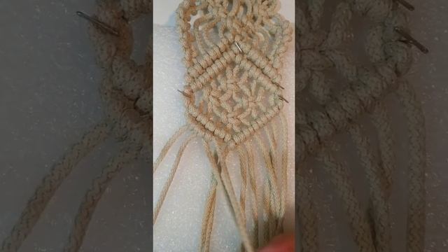 МК Макраме Плетение Кашпо.Часть 5 