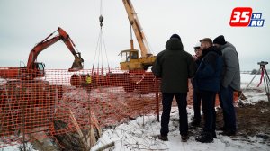 С опережением графика ремонтируется тракт водоподачи из Кубенского водохранилища