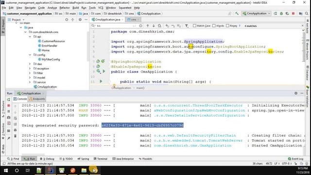 #25 Spring Boot Tutorial - Securing the Spring Boot Application смотреть онлайн
