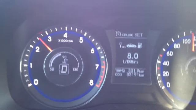 Странности круиз-контроля на Hyundai I40