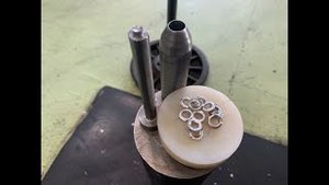 Изготовление просечки для шайб. Тест накатки с Али.