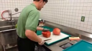 Fruit in 30 second! Как почистить арбуз за 30 секунд