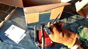 Распаковка — Бензопила цепная Husqvarna 130