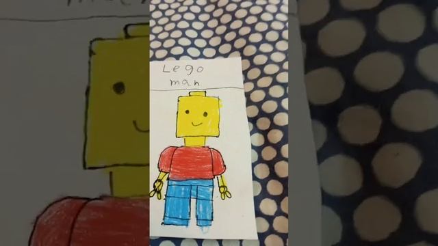 my lego man drawing