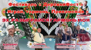 Фестиваль « ДеревняФест ».  Играй, гармонь, Прикамская. Геннадий Сюрсин (2022)