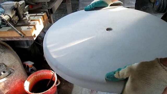 Бетонный столик и лавочка своими руками