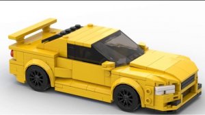 Lego Nissan R34 Skyline GTR MOC