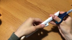 Как сделать раскладной складной нож из бумаги.