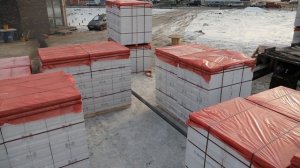Как хранить газобетонные блоки зимой на участке? Поревит 2021