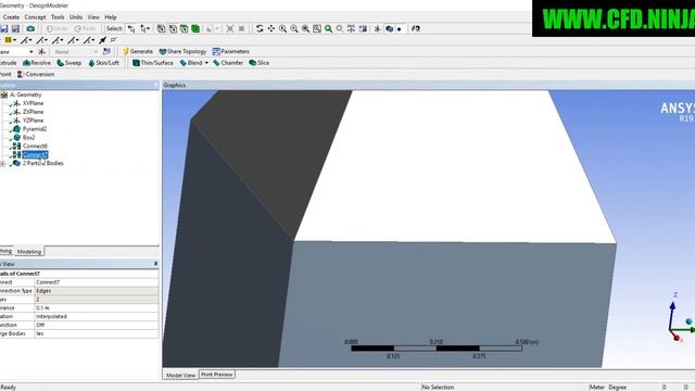 ✅ ANSYS Design Modeler - Connect - Basic Tutorial 20