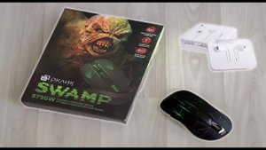 Распаковка ► ОКЛИК Swamp 975gw ► Apple Earpods 3.5 мм